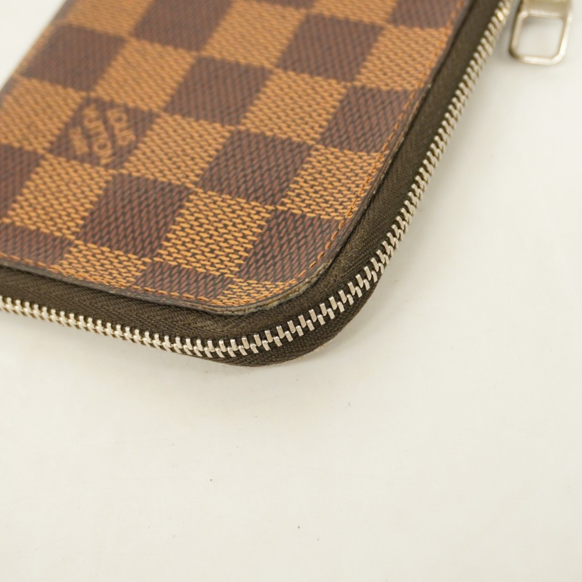 Louis Vuitton Wallet/Coin Case Damier Porto Monnaie NM N63279 Ebene Men's Women's