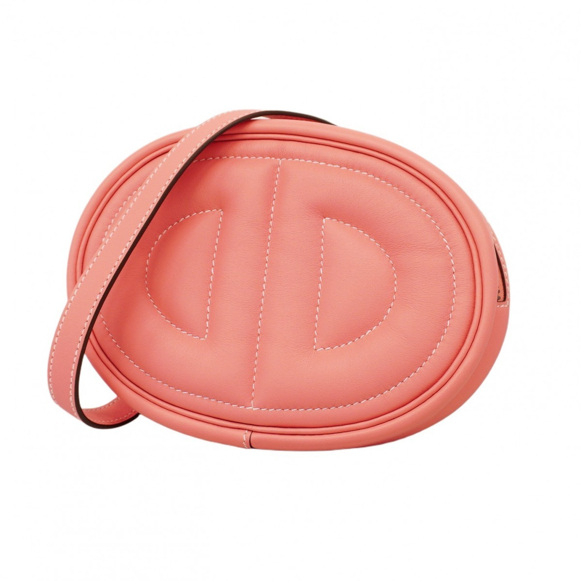 Hermes Waist Bag In the Loop Verso Swift Rose Ete Terre Bateau Y Stamp Ladies