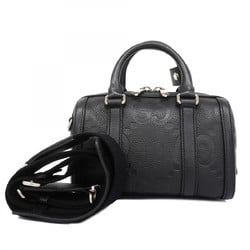 Gucci Handbag Jumbo GG 725292 Leather Black Men's