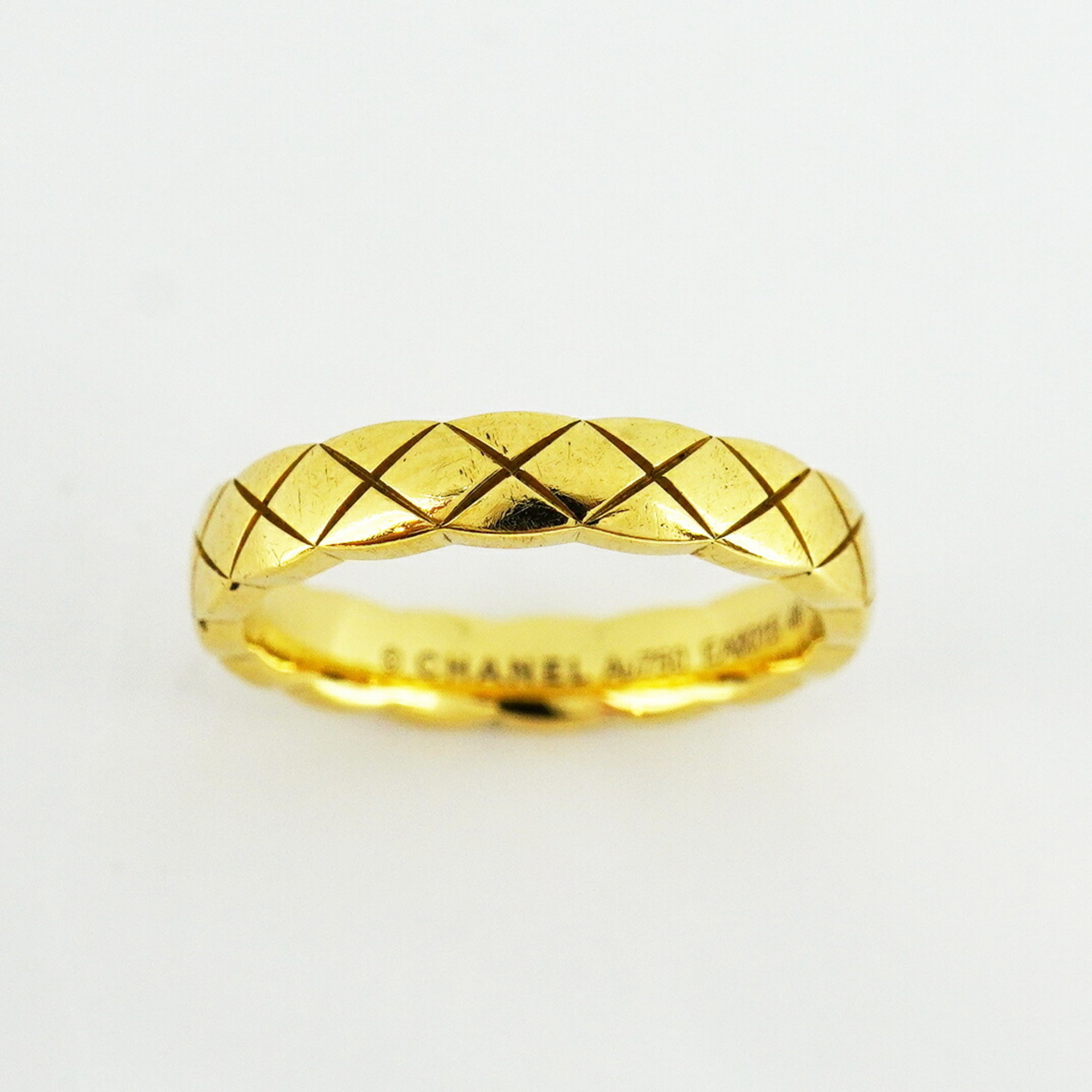 Chanel Ring Coco Crush K18YG Yellow Gold Size 5.5 Ladies