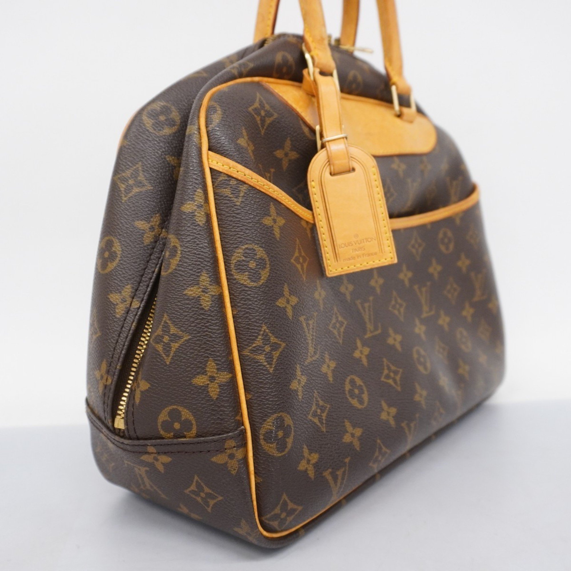 Louis Vuitton Handbag Monogram Deauville M47270 Brown Ladies