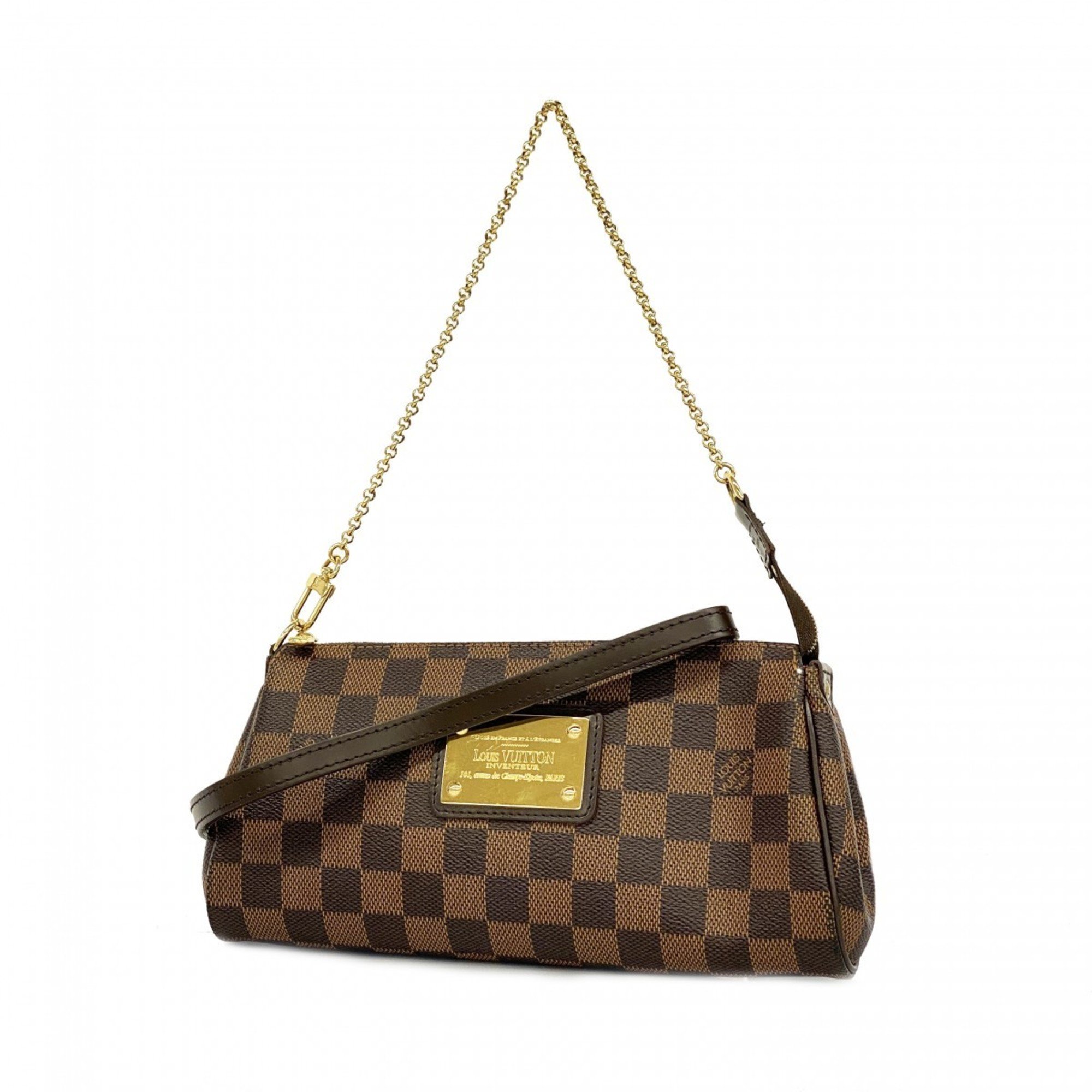 Louis Vuitton Handbag Damier Eva N55213 Ebene Ladies