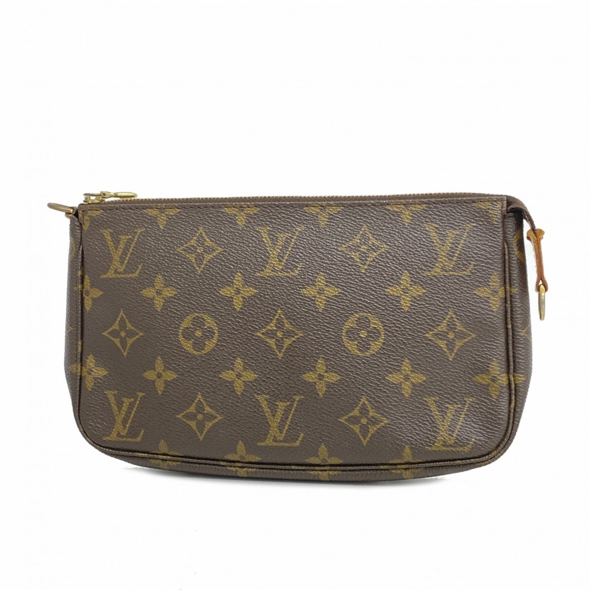 Louis Vuitton Pouch Monogram Pochette Accessoires M51980 Brown Women's