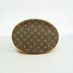 Louis Vuitton Tote Bag Monogram Bucket GM M42236 Brown Women's