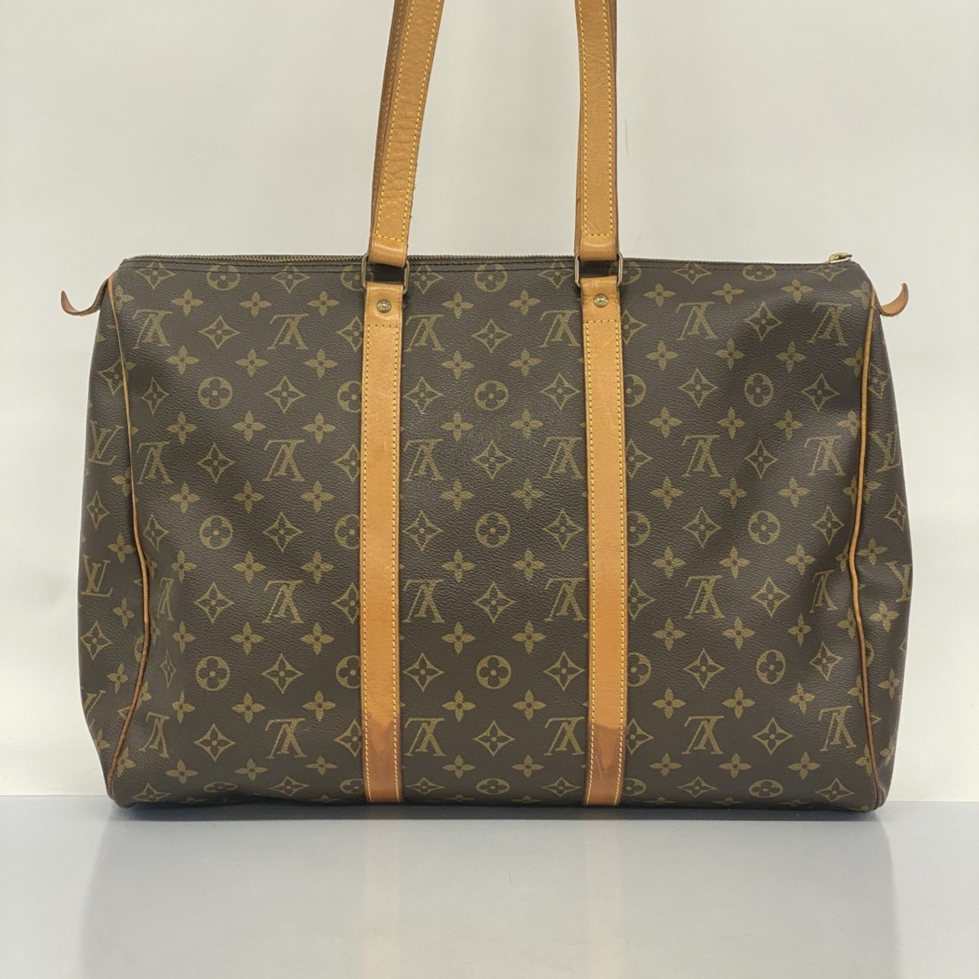 Louis Vuitton Boston Bag Monogram Flanery 45 M51115 Brown Men's Women's