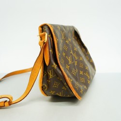 Louis Vuitton Shoulder Bag Monogram Menilmontant MM M40473 Brown Women's