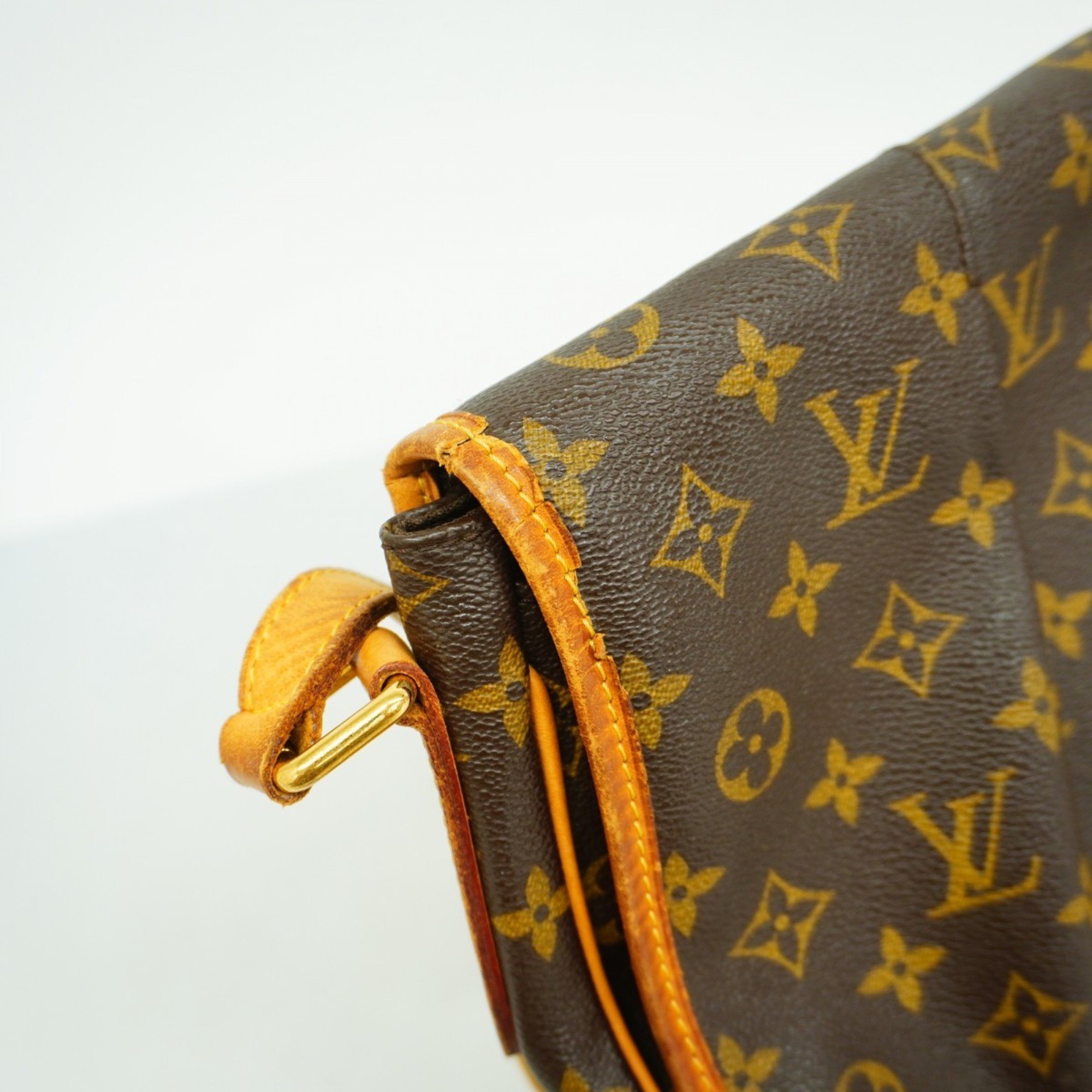 Louis Vuitton Shoulder Bag Monogram Menilmontant MM M40473 Brown Women's