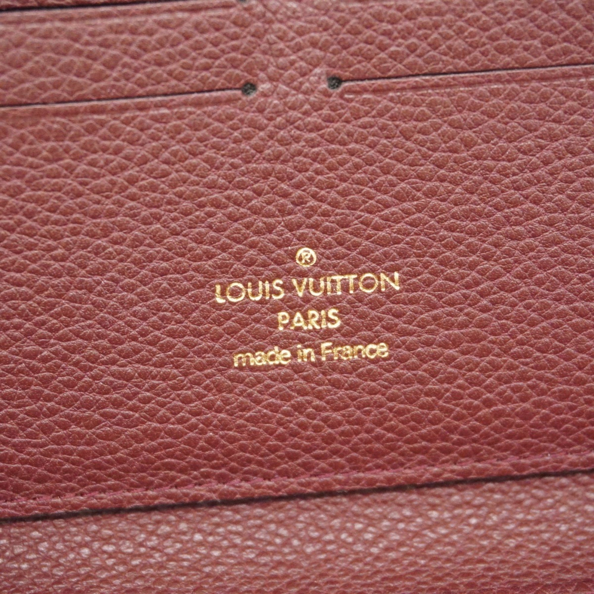 Louis Vuitton Long Wallet Monogram Empreinte Portefeuille Secret M60359 Aurore Ladies