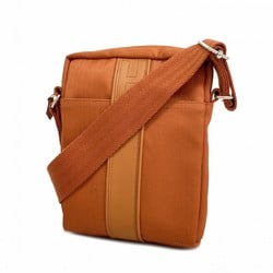 Hermes Shoulder Bag Acapulco Bandouliere PM Toile Chevron Orange Women's