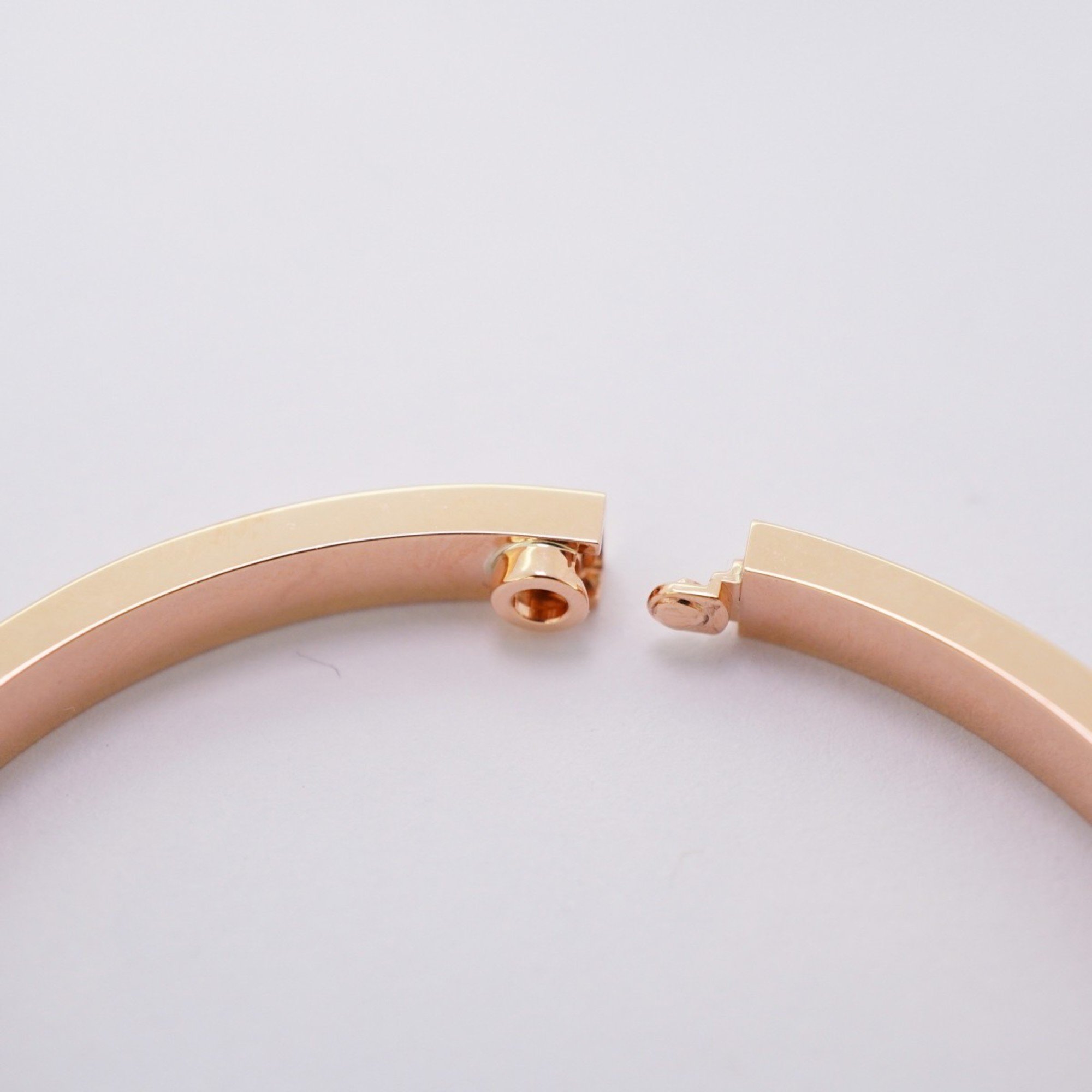 Cartier Bangle Love Bracelet Pavé K18PG Pink Gold Ladies