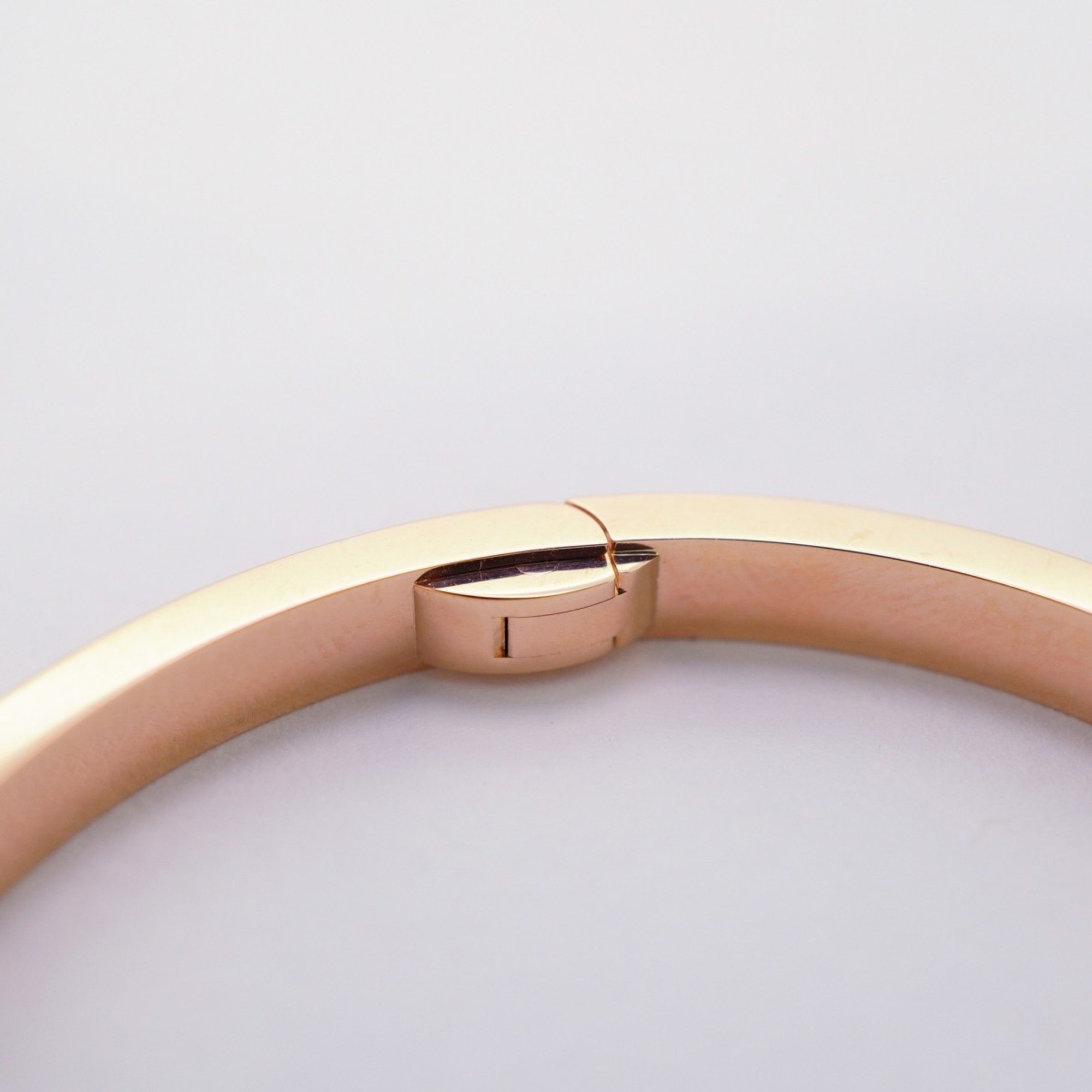 Cartier Bangle Love Bracelet Pavé K18PG Pink Gold Ladies