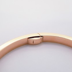 Cartier Bangle Love Bracelet Pavé K18PG Pink Gold Ladies