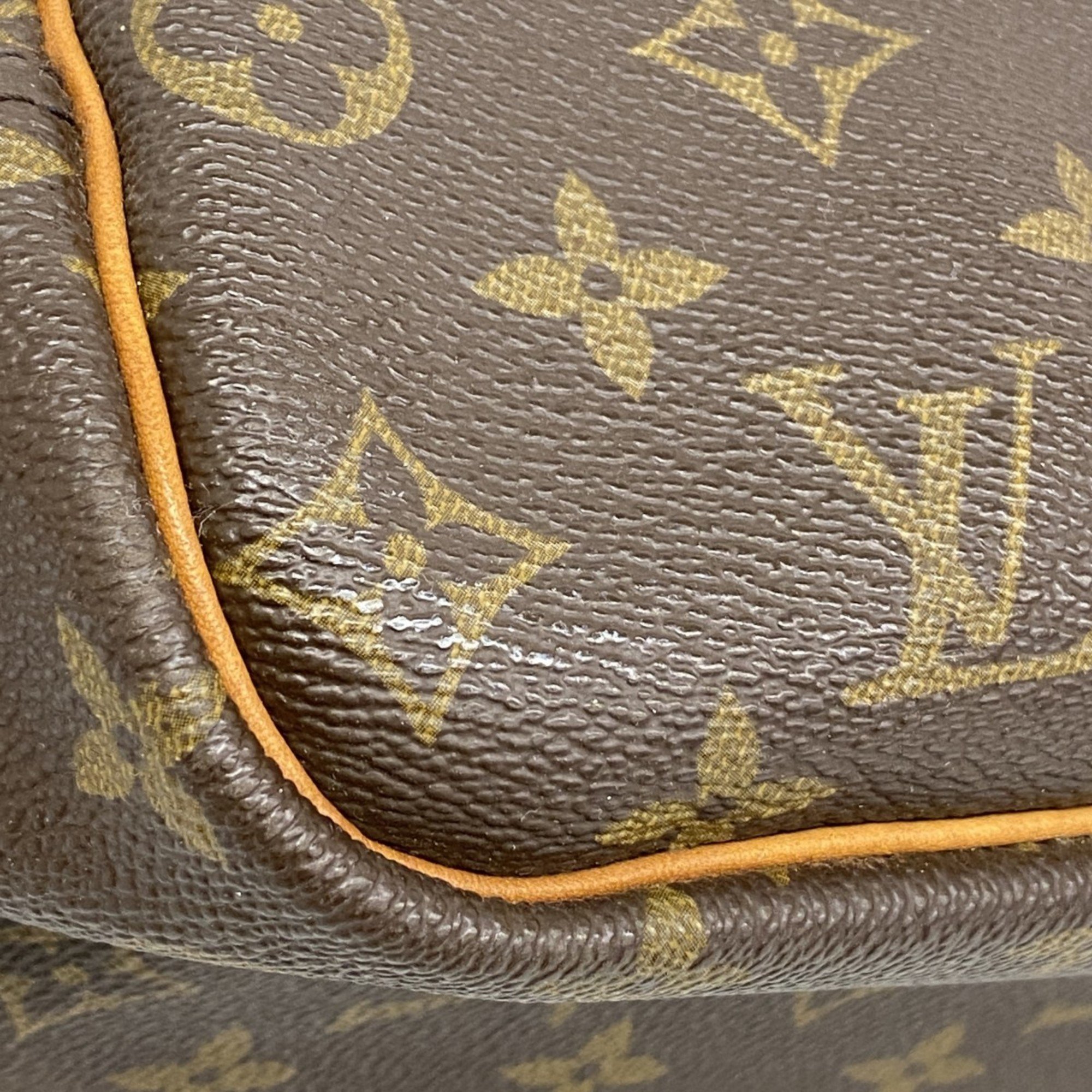 Louis Vuitton Handbag Monogram Deauville M47270 Brown Ladies