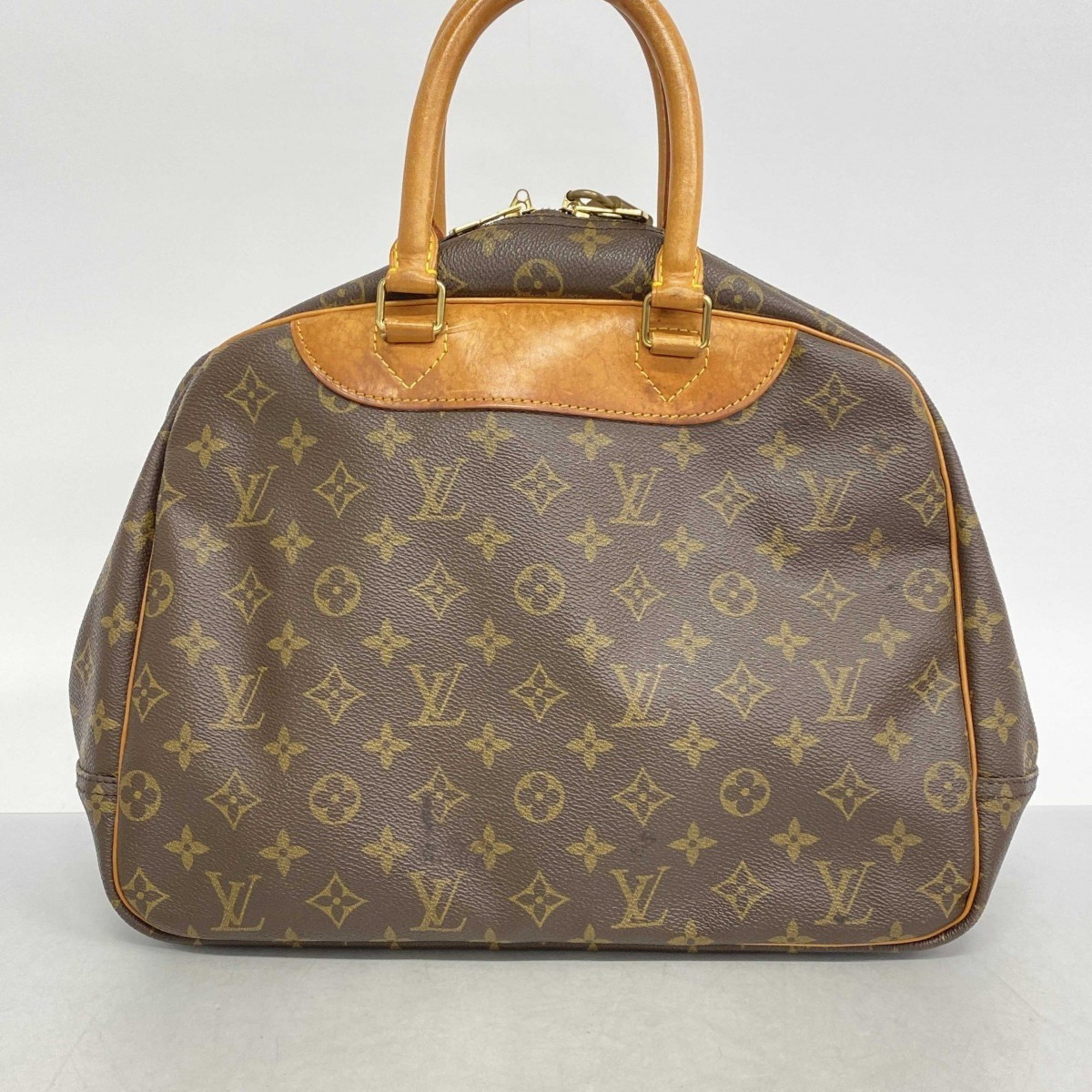 Louis Vuitton Handbag Monogram Deauville M47270 Brown Ladies