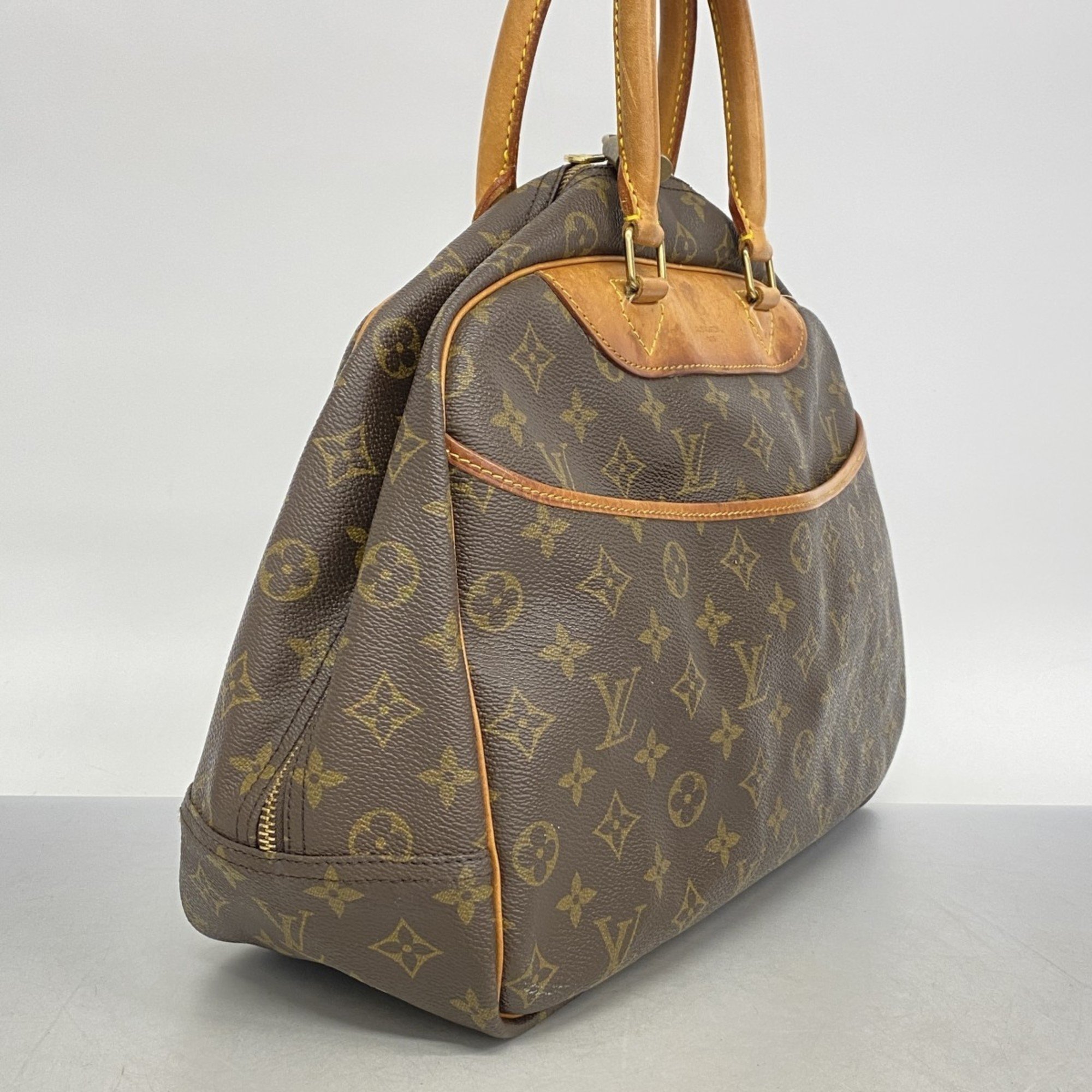 Louis Vuitton Handbag Monogram Deauville M47270 Brown Ladies