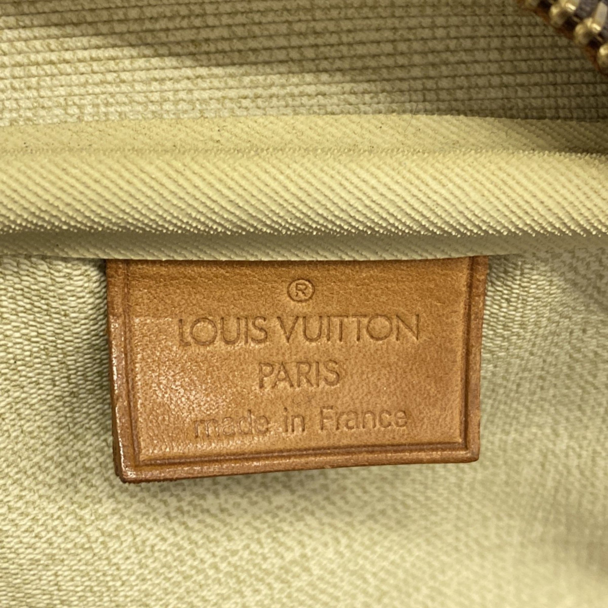 Louis Vuitton Handbag Monogram Deauville M47270 Brown Ladies