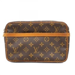 Louis Vuitton Clutch Bag Monogram Compiegne 23 M51847 Brown Women's