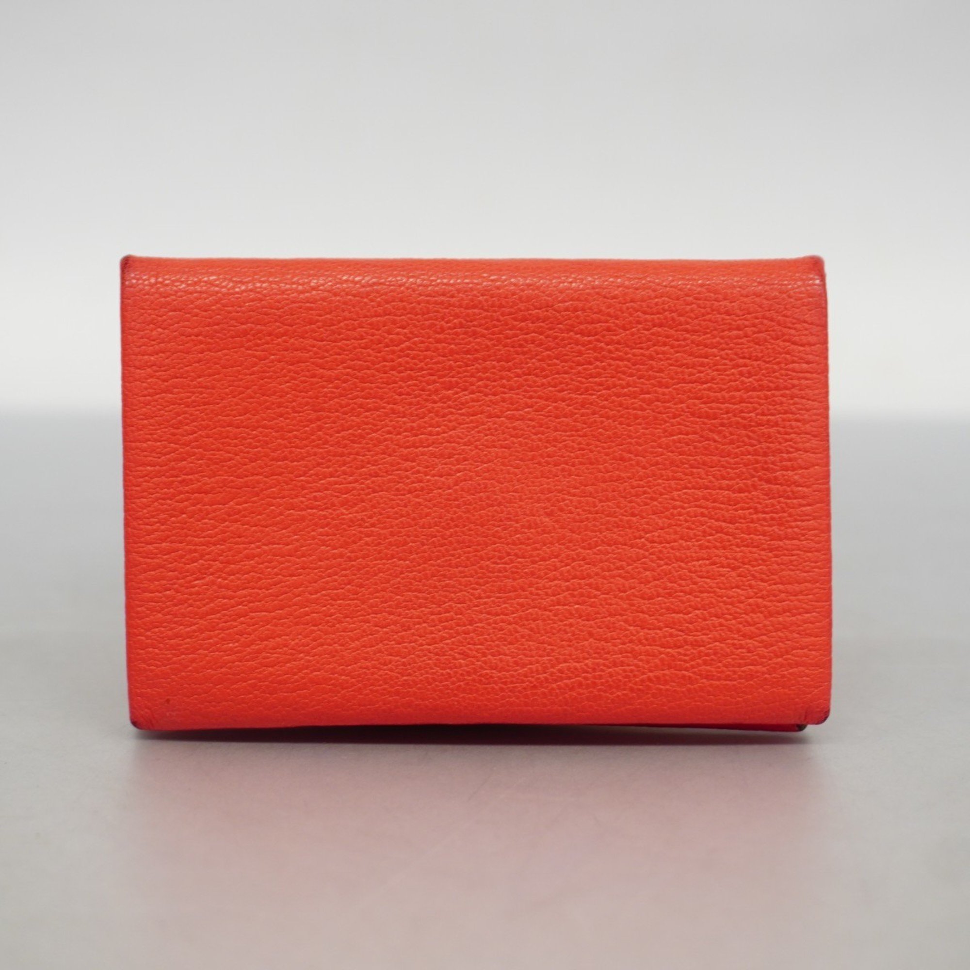 Hermes Business Card Holder/Card Case Calvi Verso Chevre Rose Texas Quebraco Y Stamp Ladies