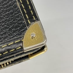 Louis Vuitton Wallet Suhali Compact Zip M91828 Noir Ladies