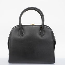 Salvatore Ferragamo Handbag Gancini Leather Black Women's