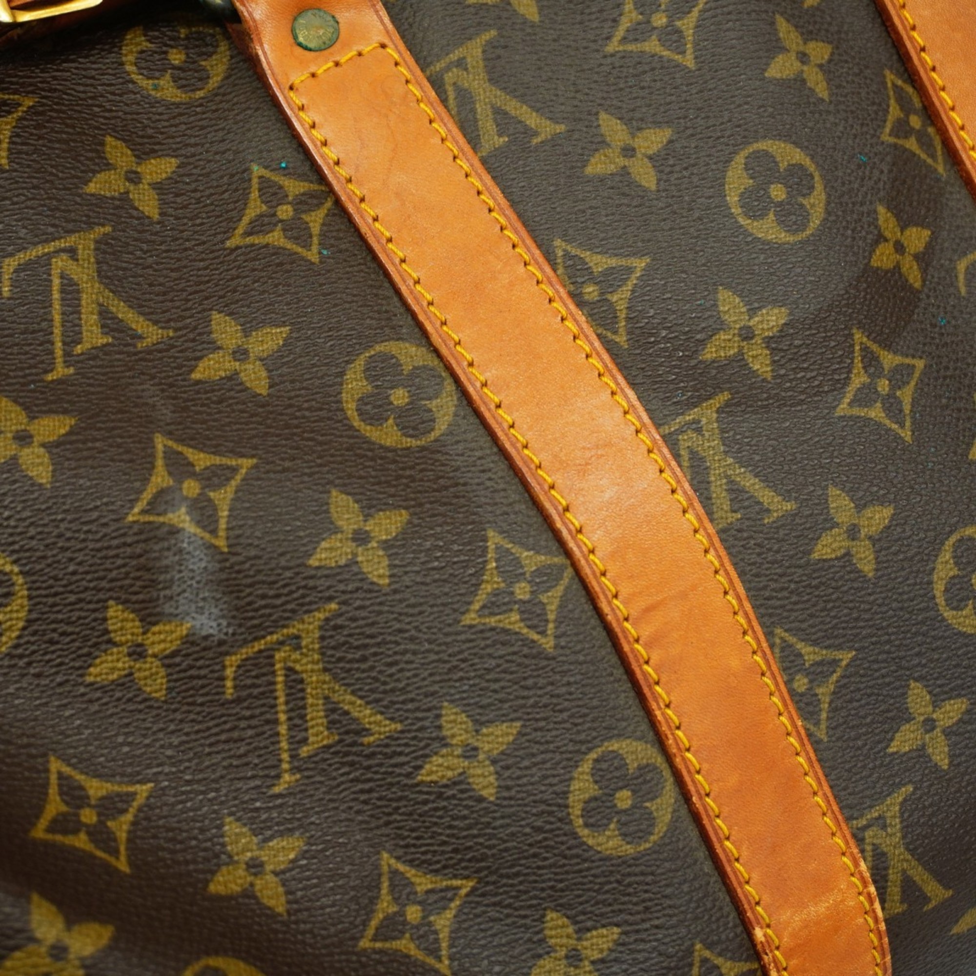 Louis Vuitton Boston Bag Monogram Keepall 45 M41428 Brown Men's Women's