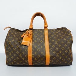 Louis Vuitton Boston Bag Monogram Keepall 45 M41428 Brown Men's Women's