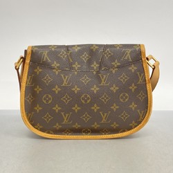 Louis Vuitton Shoulder Bag Monogram Menilmontant PM M40474 Brown Women's