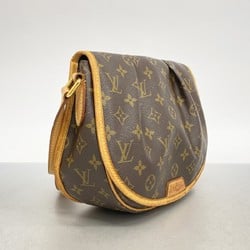 Louis Vuitton Shoulder Bag Monogram Menilmontant PM M40474 Brown Women's