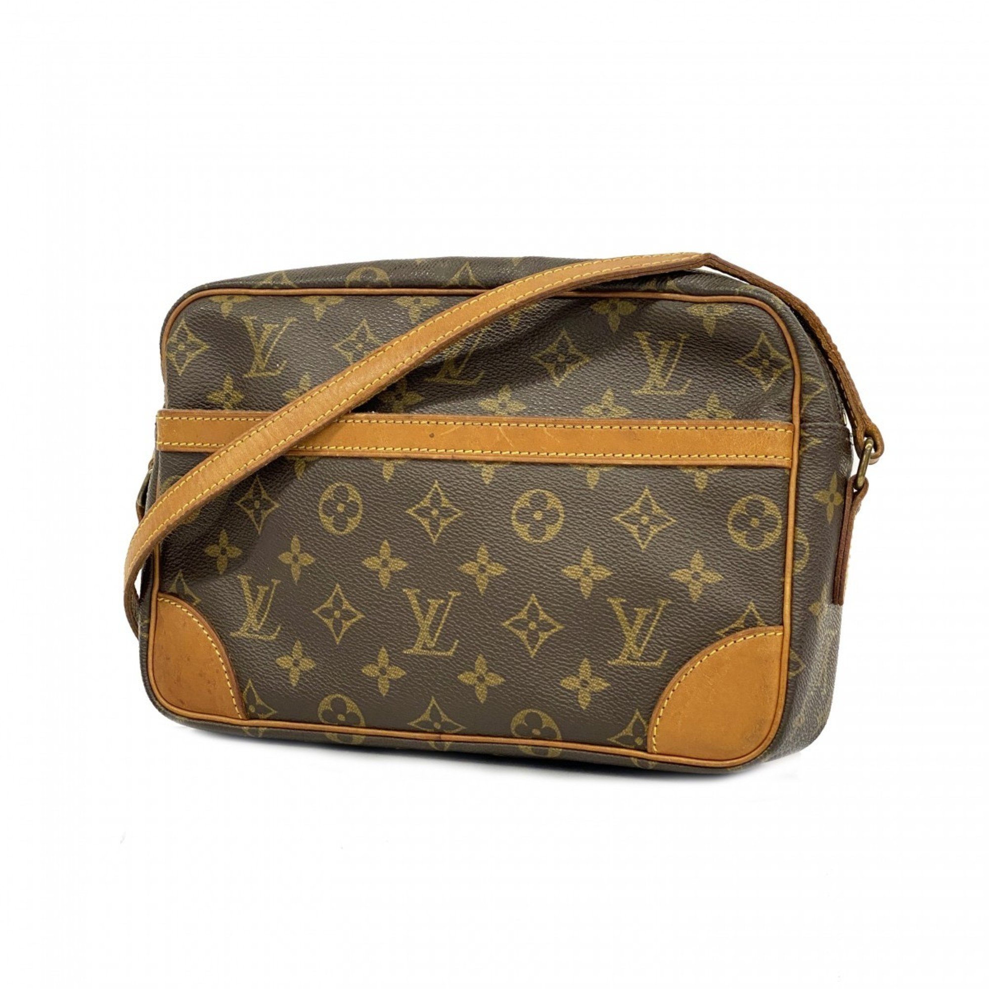 Louis Vuitton Shoulder Bag Monogram Trocadero 27 M51274 Brown Women's