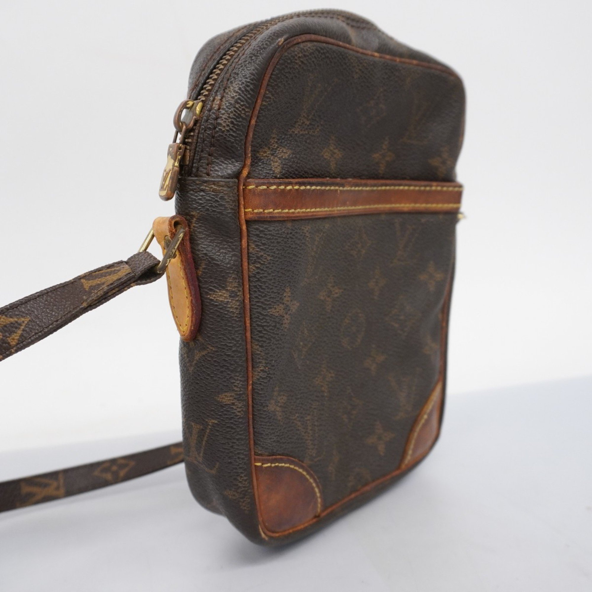 Louis Vuitton Shoulder Bag Monogram Danube M45266 Brown Ladies