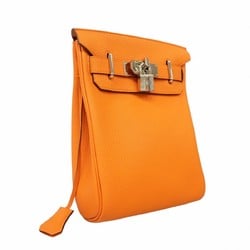 Hermes Body Bag Kelly Akkad PM Togo Orange Anne W Engraved Ladies