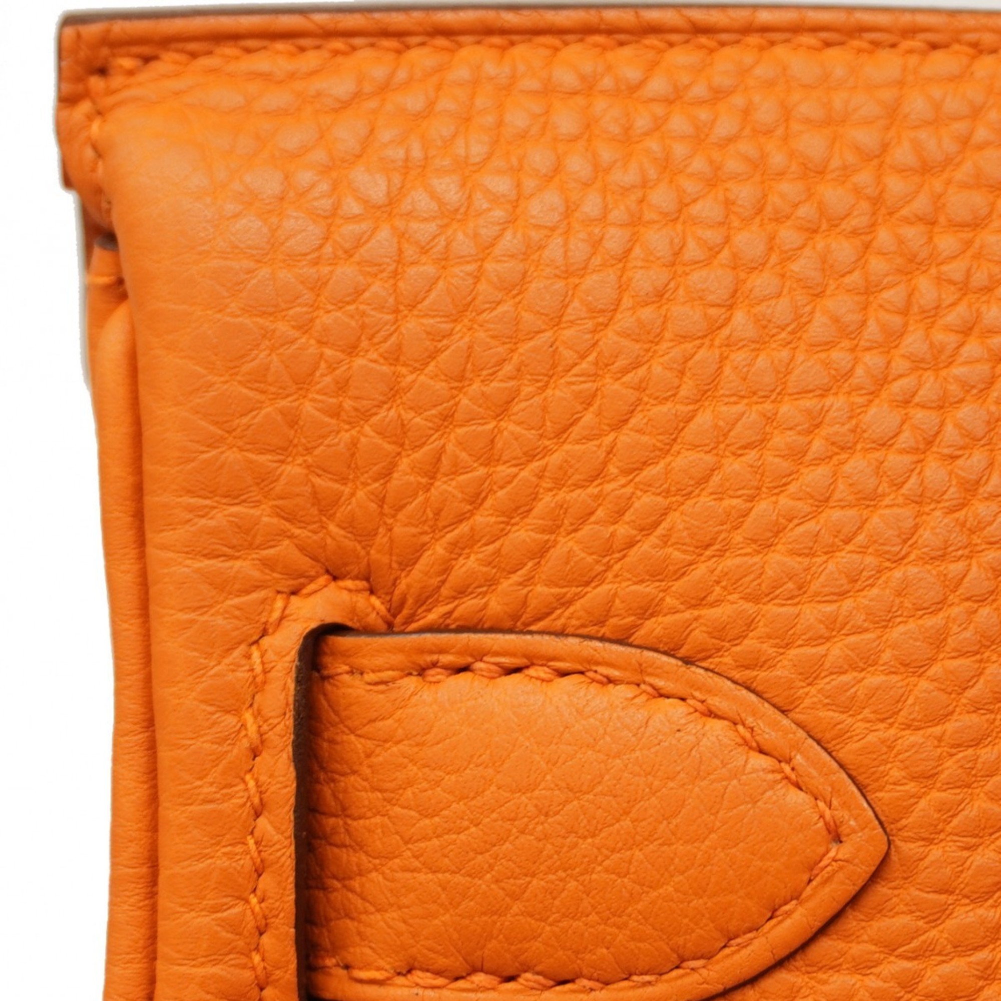 Hermes Body Bag Kelly Akkad PM Togo Orange Anne W Engraved Ladies