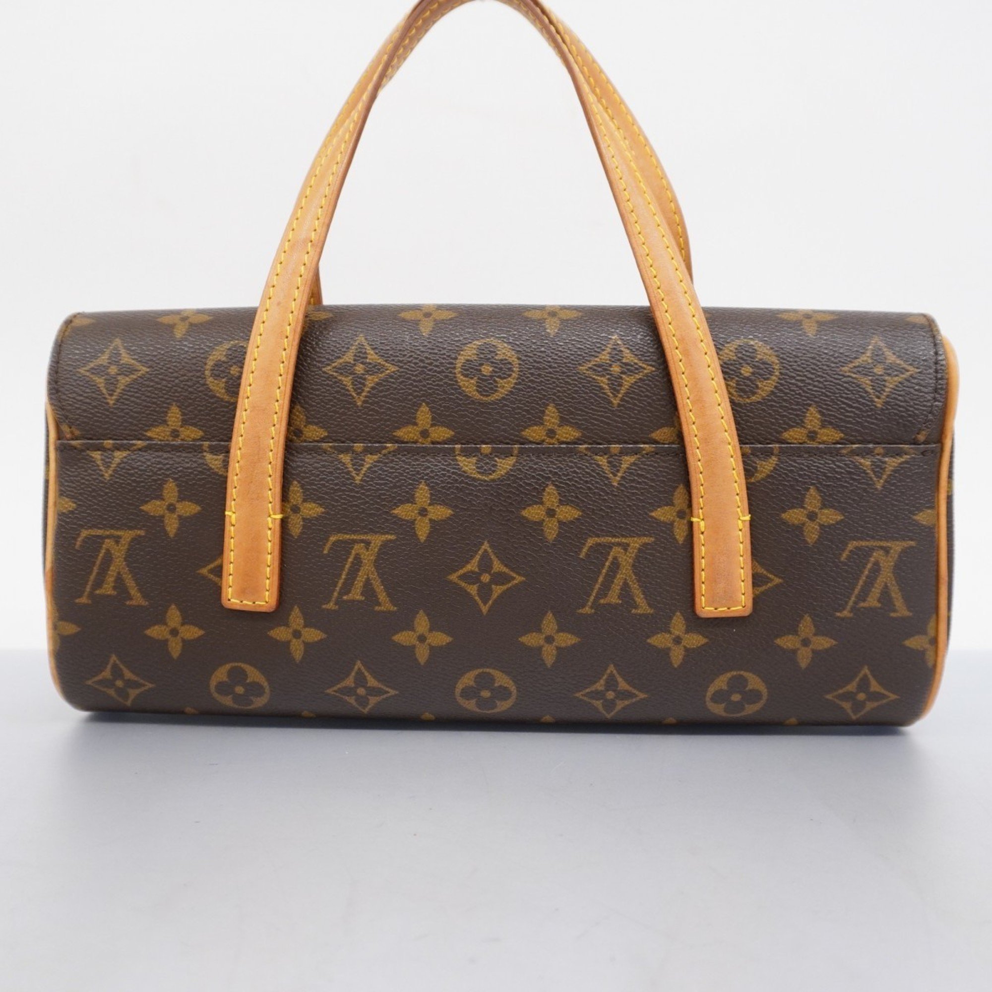 Louis Vuitton Handbag Monogram Sonatine M51902 Brown Ladies