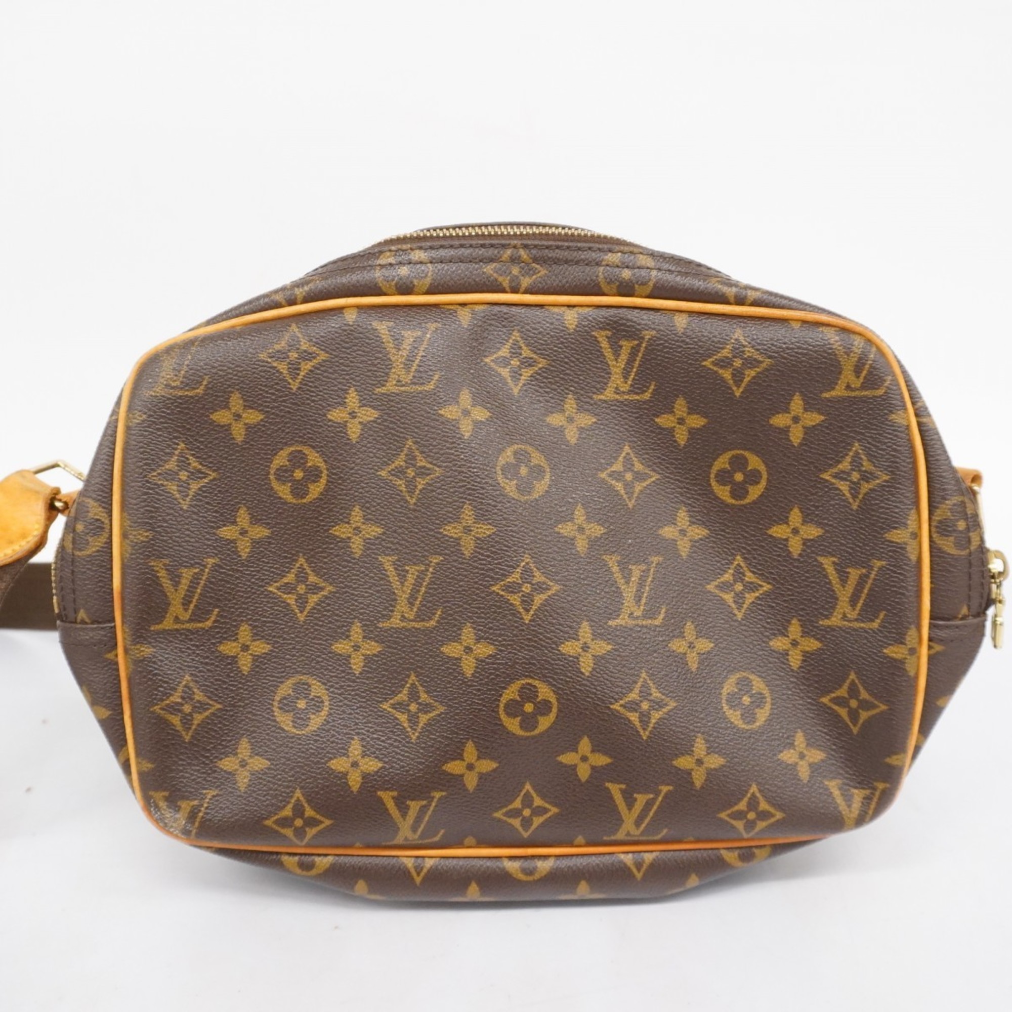 Louis Vuitton Shoulder Bag Monogram Reporter PM M45254 Brown Ladies