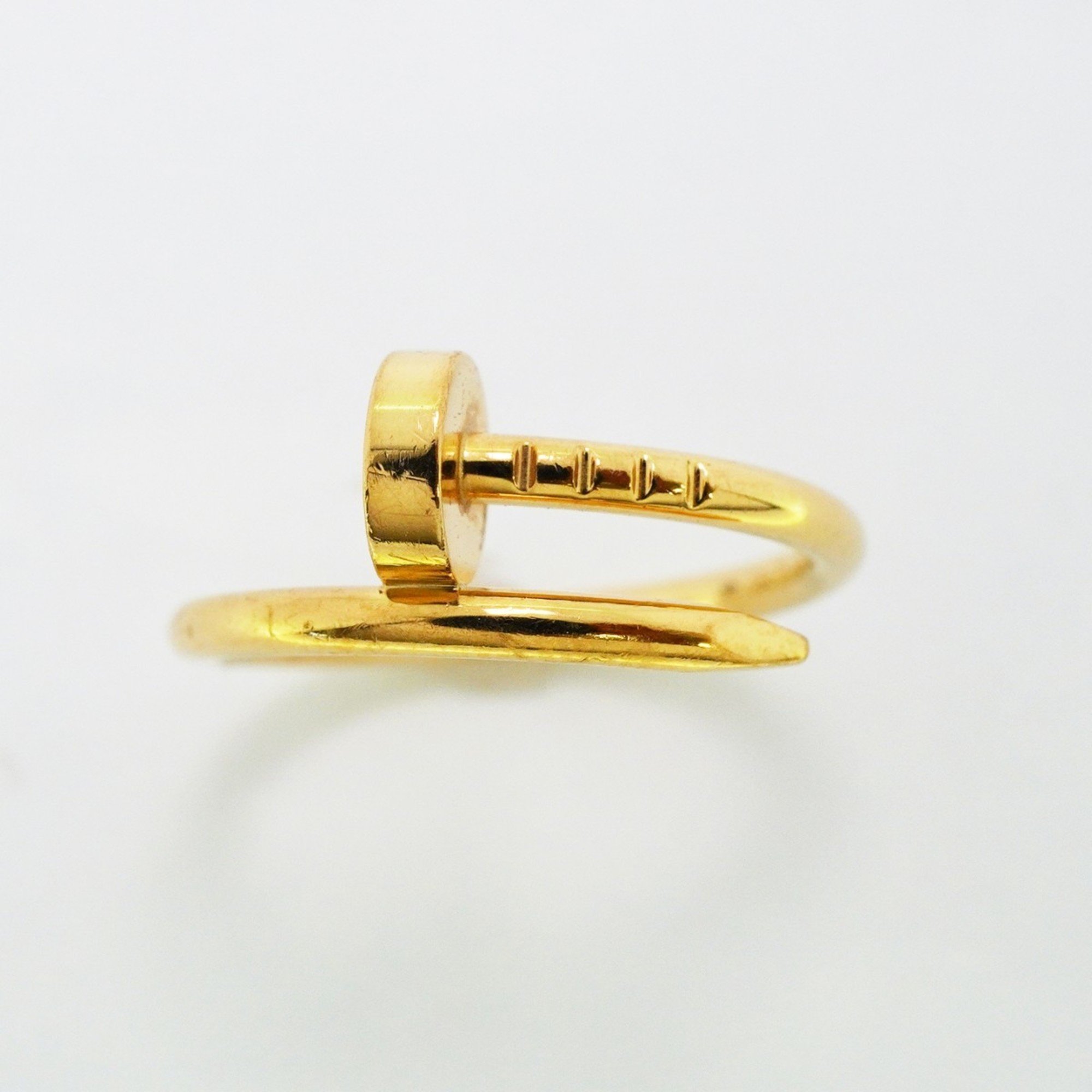 Cartier Ring Juste Uncre K18YG Yellow Gold Size 6.5 Ladies