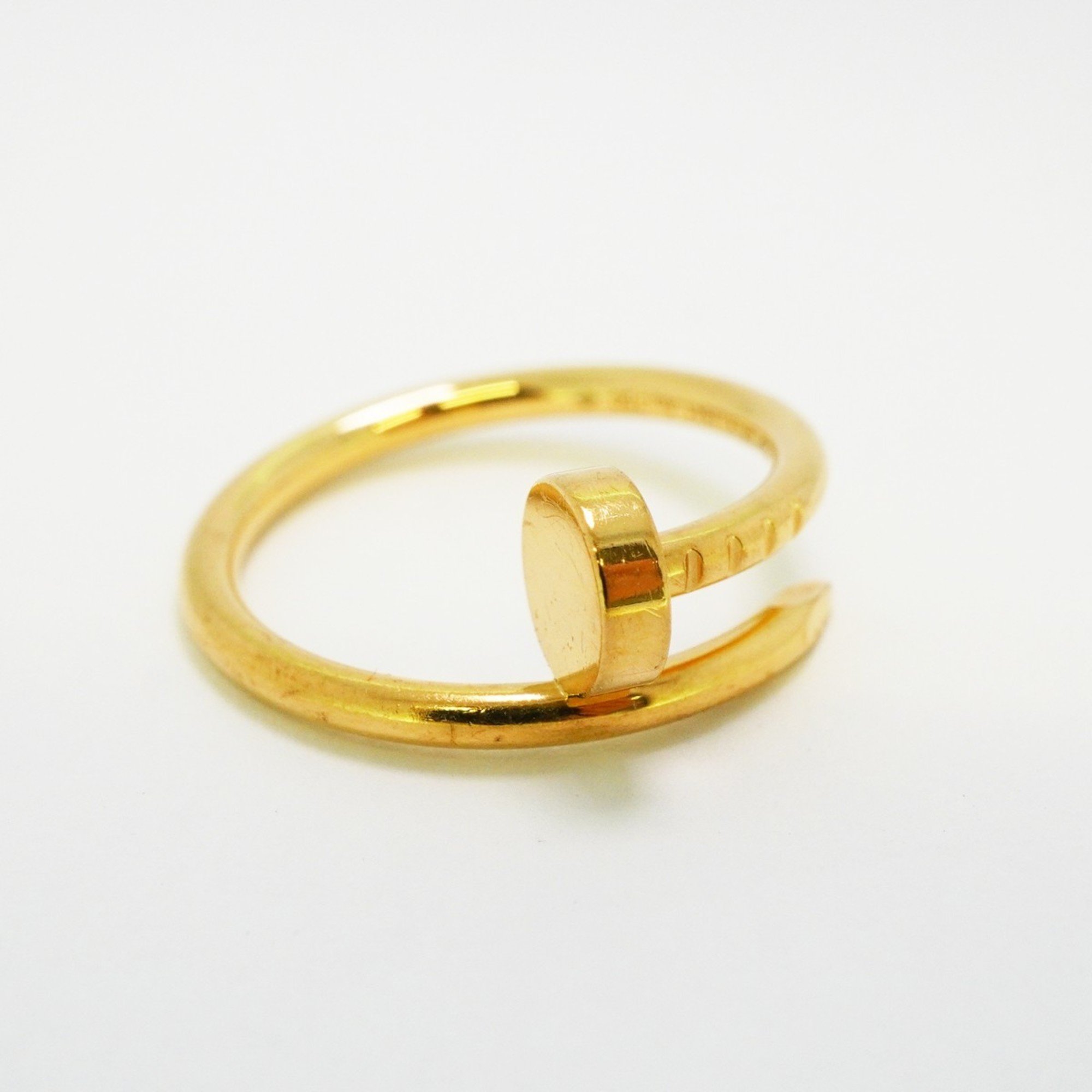 Cartier Ring Juste Uncre K18YG Yellow Gold Size 6.5 Ladies