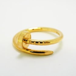 Cartier Ring Juste Uncre K18YG Yellow Gold Size 6.5 Ladies