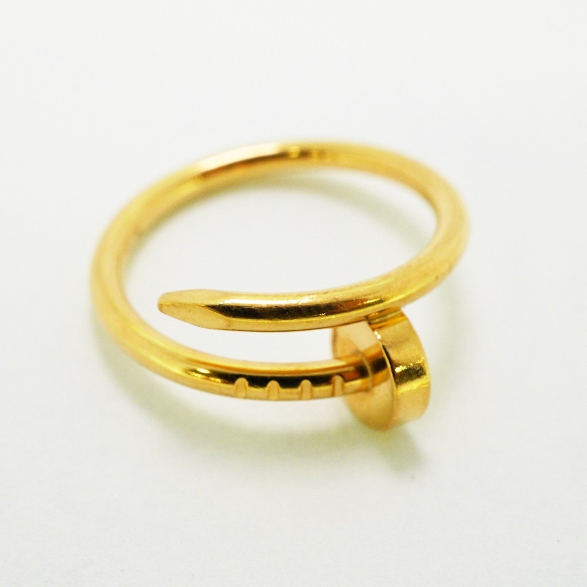 Cartier Ring Juste Uncre K18YG Yellow Gold Size 6.5 Ladies