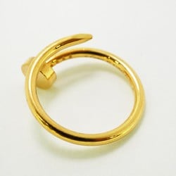 Cartier Ring Juste Uncre K18YG Yellow Gold Size 6.5 Ladies