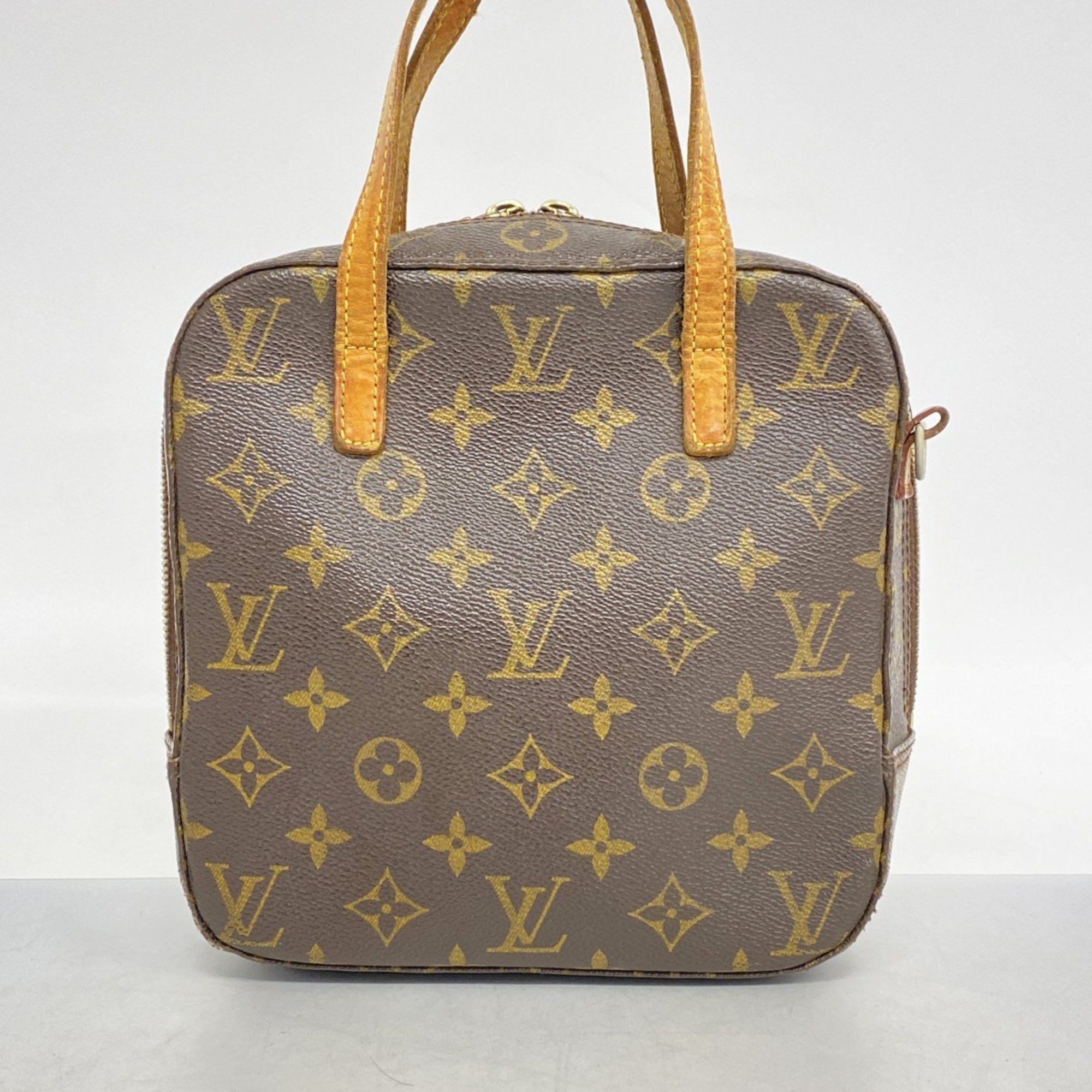 Louis Vuitton handbag Monogram Spontini M47500 brown ladies