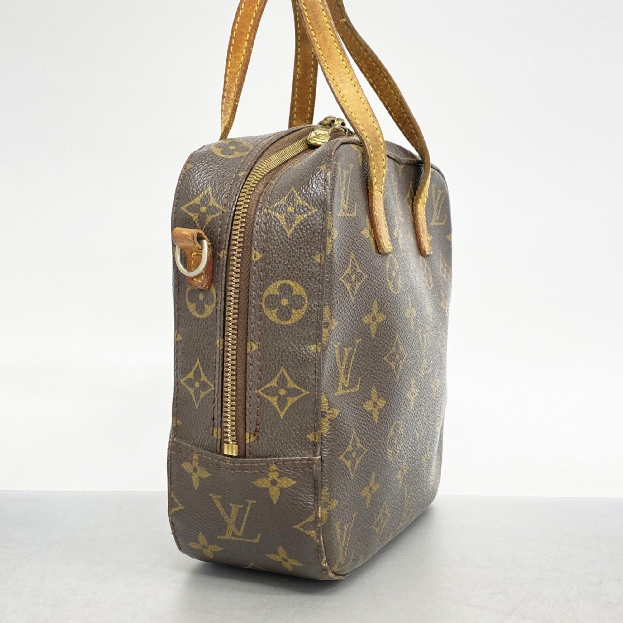 Louis Vuitton handbag Monogram Spontini M47500 brown ladies