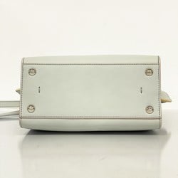 Fendi handbag leather grey ladies