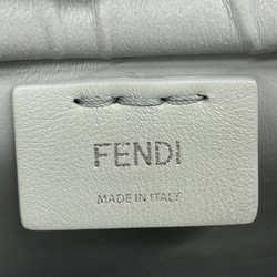 Fendi handbag leather grey ladies