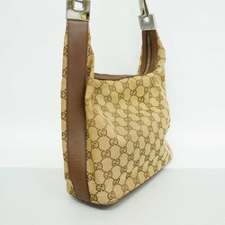 Gucci Shoulder Bag GG Canvas 001 3814 Brown Women's