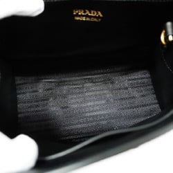 Prada handbag saffiano leather black ladies