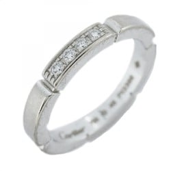 Cartier Ring Maillon Panthere 4PD Diamond K18WG White Gold #49 Ladies