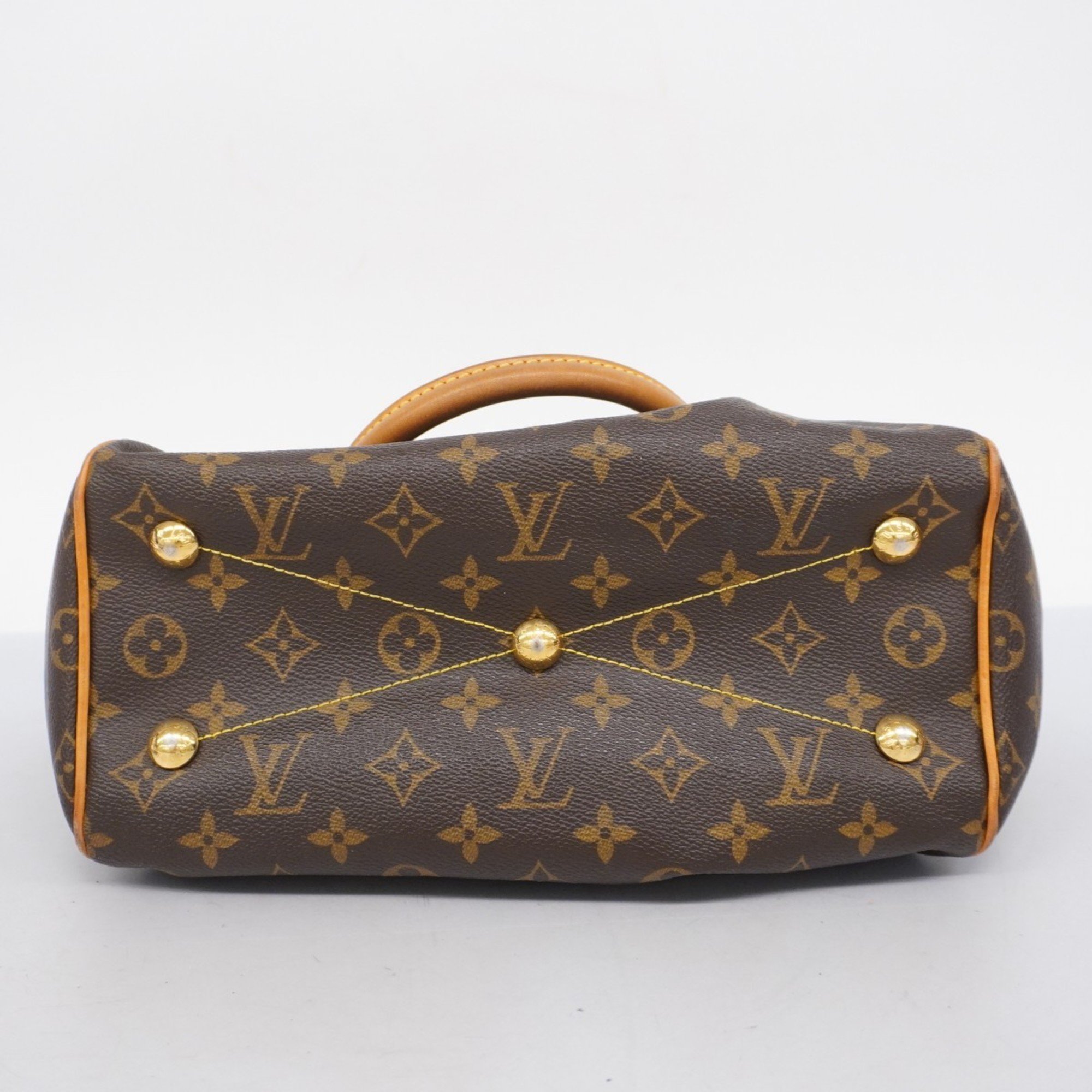 Louis Vuitton Handbag Monogram Tivoli PM M40143 Brown Ladies