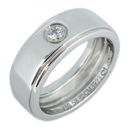 Cartier Ring Fortune 1PD Diamond K18WG White Gold #58 Men's