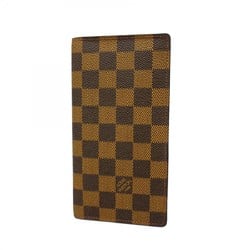 Louis Vuitton Long Wallet Damier Porte Valeur Carte Credit N61823 Ebene Men's Women's