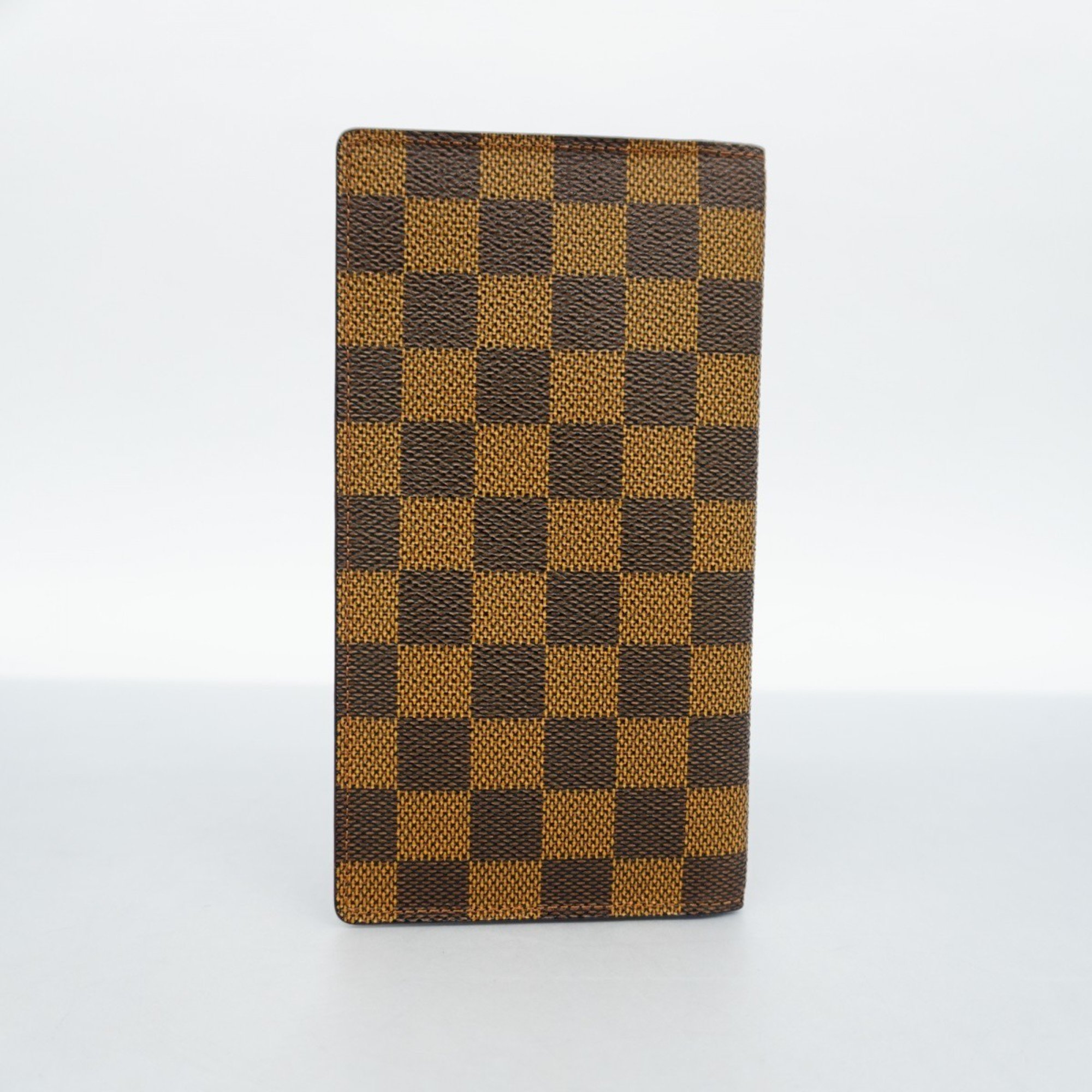 Louis Vuitton Long Wallet Damier Porte Valeur Carte Credit N61823 Ebene Men's Women's